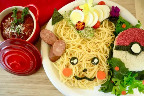 I Made A Pokemon Themed Dinner It S Pikachu Spaghetti The Pokeball Is Garlic And Cheese Bread It S The Perfect Combination With Spagh Shoko S Moment On Hellotalk